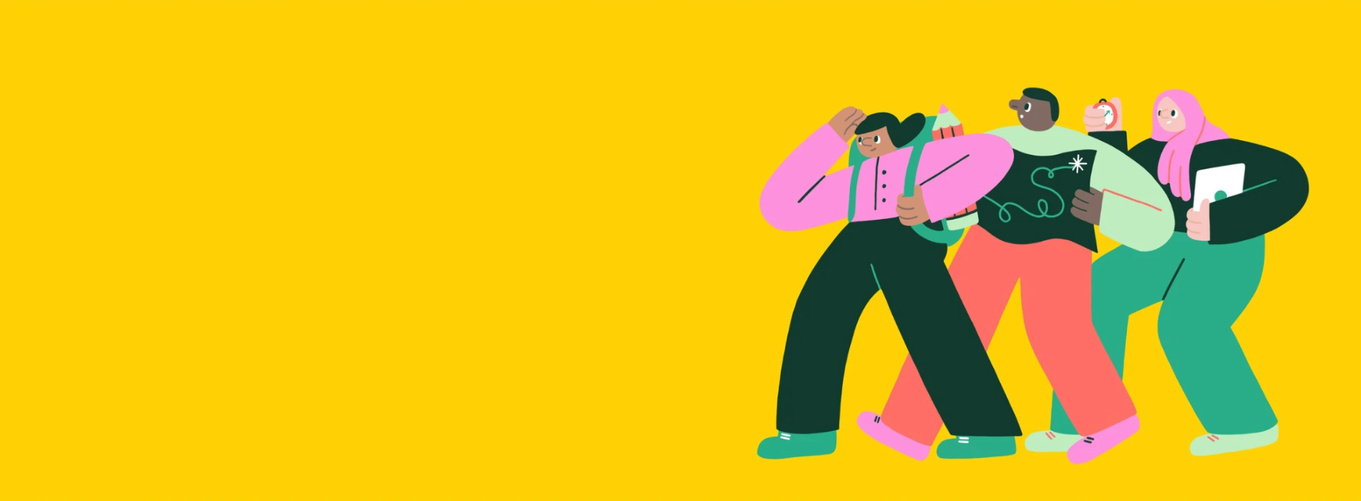 Good Design Award illustration celebrating recycling and circular design